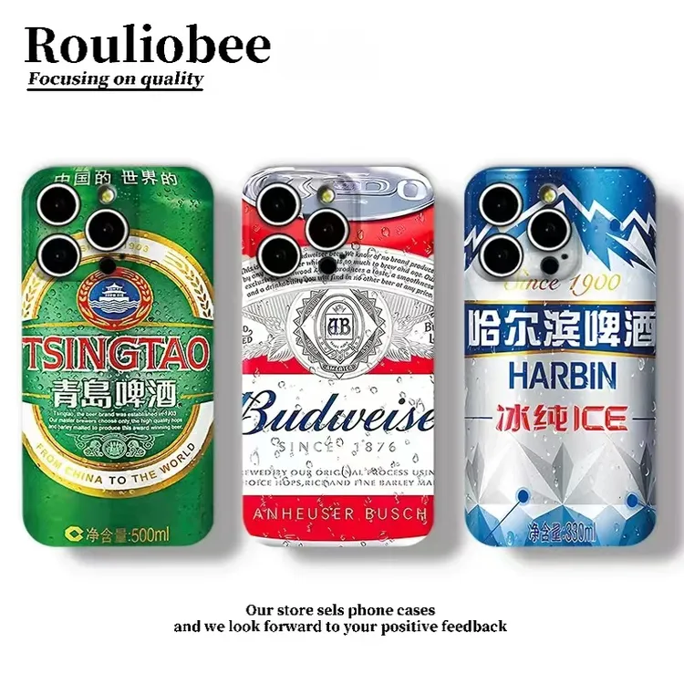 趣味啤酒适用于iphone16promax手机壳苹果13菲林14华为mate70创意