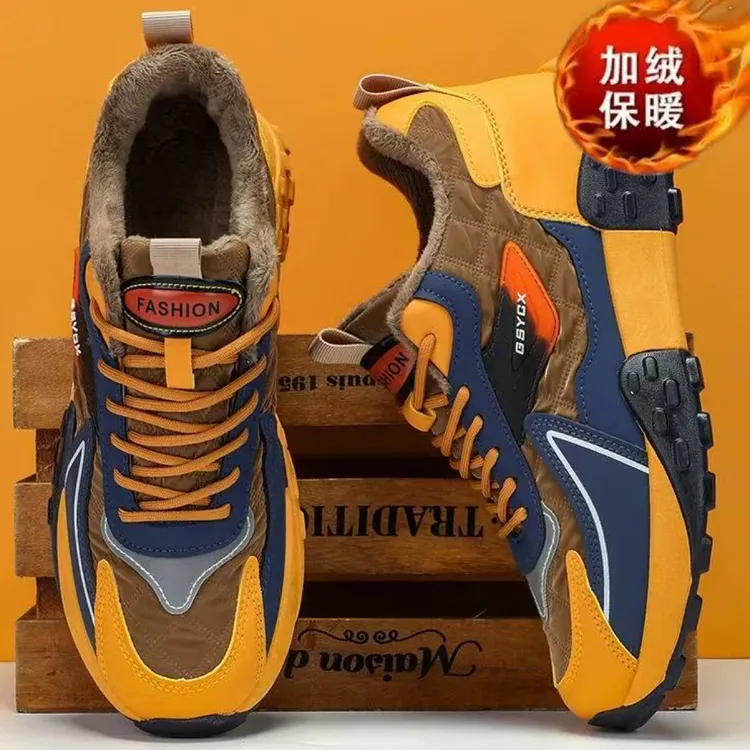 高帮棉鞋运动风运动休闲鞋