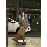 常存CUN BLVD 秋季羊毛针织开衫外套