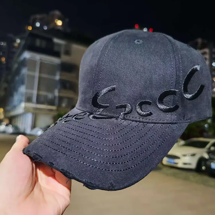 黑色棒球帽女2025新款加大头围显脸小宽檐春秋夏季防晒鸭舌帽子男