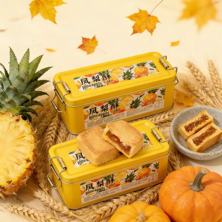 【古定村】厦门特产铁盒凤梨酥传统手工中式糕点休闲晚上充饥食品