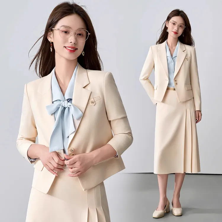 大学生面试西装套装女公考职业正装教师职场正式场合穿搭西服外套