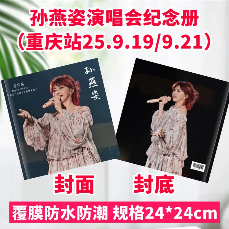 孙燕姿歌词本演唱会纪念册写真集创意定制照片明星周边礼品礼物