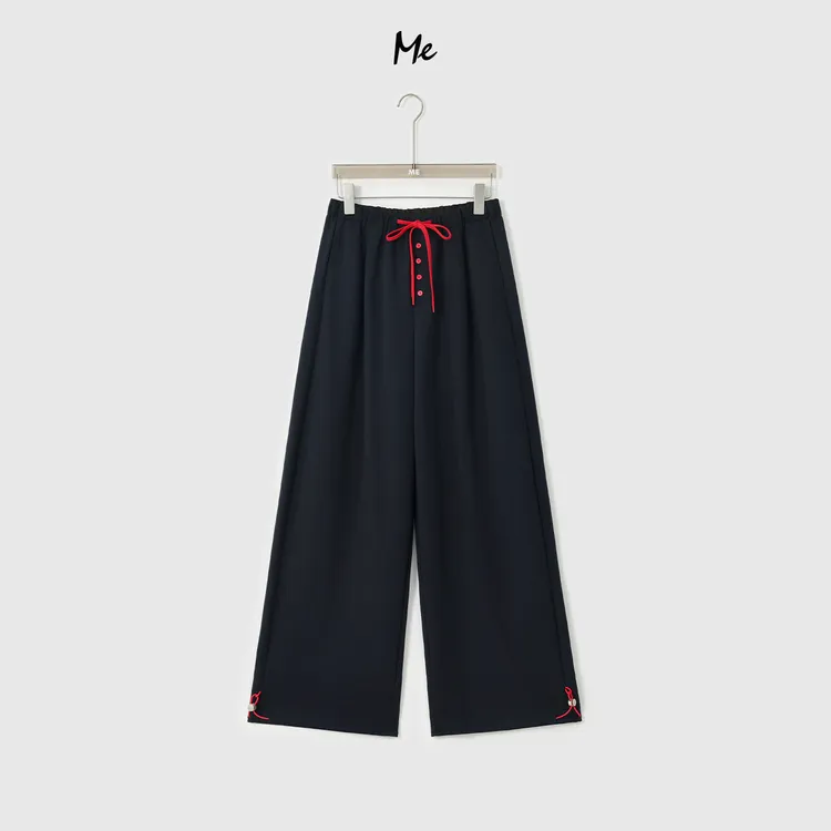 ME【红豆卫裤】新疆长绒棉巨遮胯高腰显瘦百搭时尚休闲裤子MESA2989