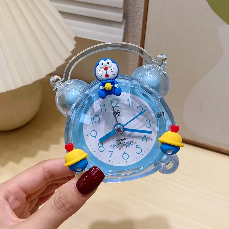 儿童闹钟高颜值时间学生专用起床神器闹铃床头柜小学生可爱时钟