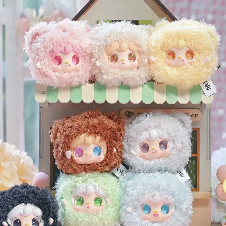 【流沙版】氧氧Yooki九代团一团小熊毛绒盲盒可爱挂件女生礼物