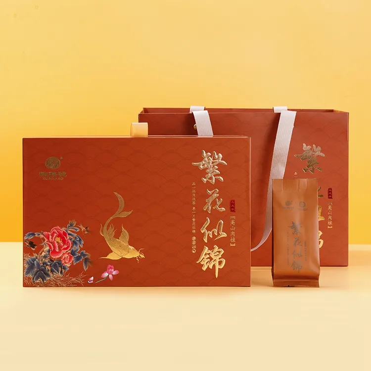 徐聘號繁花似锦高山肉桂武夷岩茶浓香型乌龙茶小泡装500g/盒礼盒