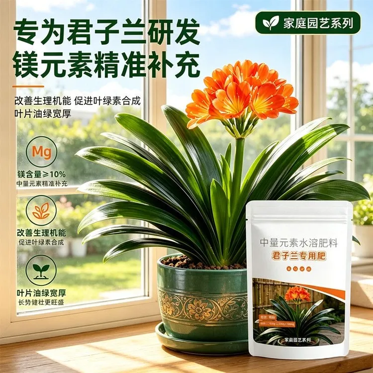 【大袋更划算】君子兰专用肥君子兰肥料适合家用兰花有机肥料商品图