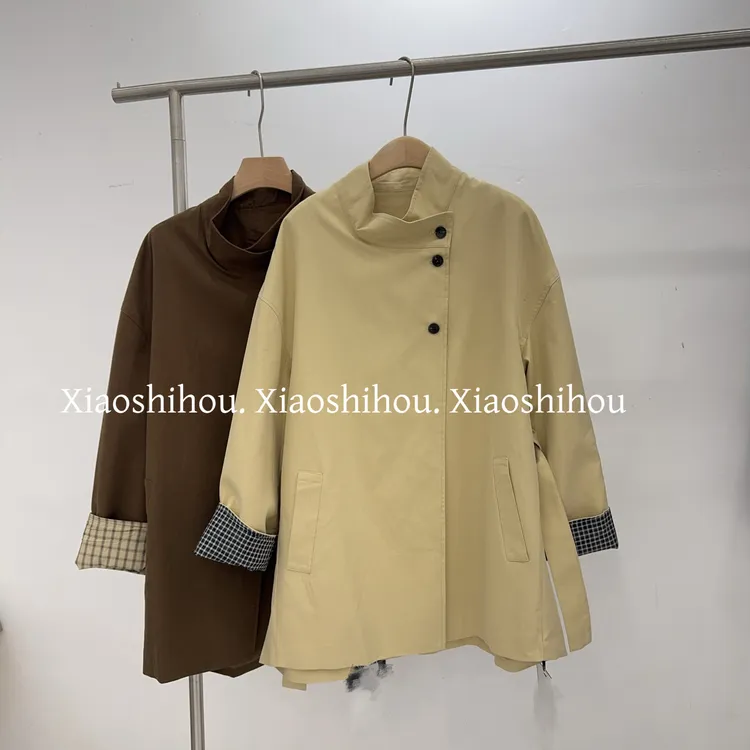 小时候女装店中长款风衣外套161