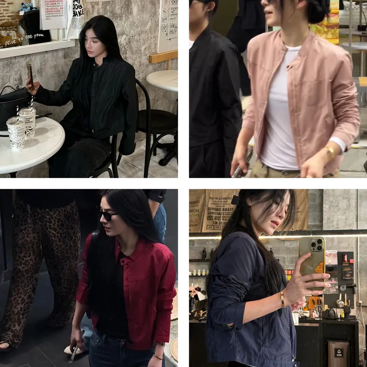 叮叮｜百搭帅气通勤高质感夹克女外套1602