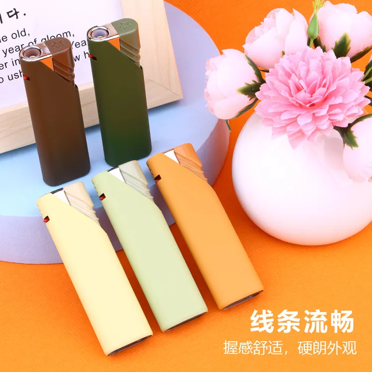 龙顺幸运猪蓝焰直冲打火机金属磨砂个性创意广告刻字过滤印字2025