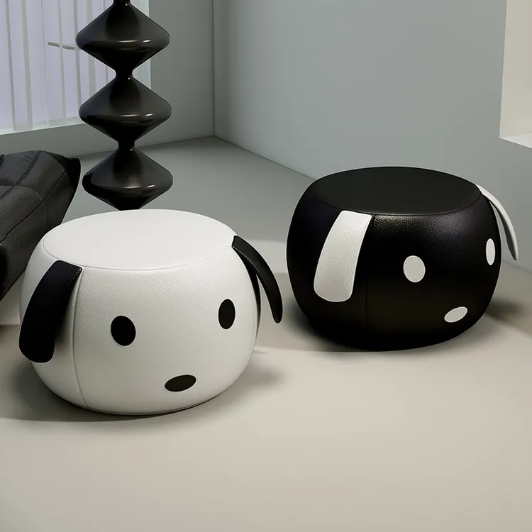 小凳子家用客厅茶几板凳沙发脚凳儿童坐墩可爱软包矮凳门口换鞋凳