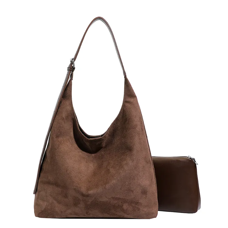 2025新款女士托特包美拉德色系简约风单肩包耐磨手提款斜挎包