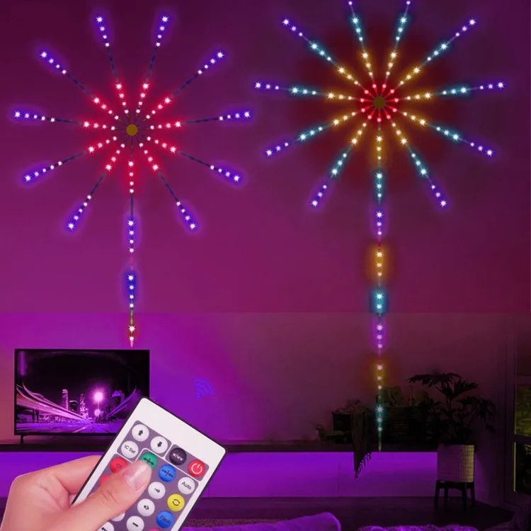 烟花灯新款LED幻彩氛围装饰彩灯节日氛围装饰灯