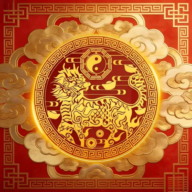 【师兄推荐】麒麟金属隐形门贴化解门对门对邻居门床头朝西装饰贴画