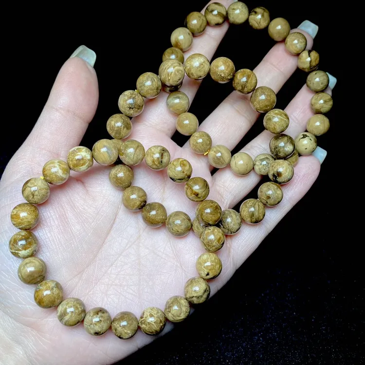 【云上叙】V35463-M-琥珀单圈手串-多样性发其一-9mm（甄选）