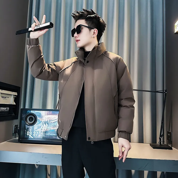 高级冬季棉衣男士加厚短款棉袄外套潮流休闲立领保暖棉服男装上衣