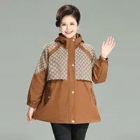 110-230斤特大码春秋款派克服洋气减龄显瘦百搭胖妈妈上衣外套