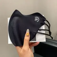 AEROBI ACTIVE夏季冰丝防晒口罩冰感无痕不粘嘴3D立体透气7002