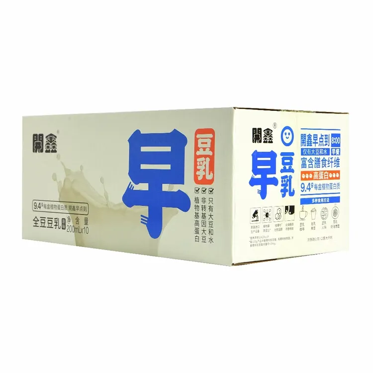 全豆豆乳豆浆原味营养早餐植物蛋白即食饮品