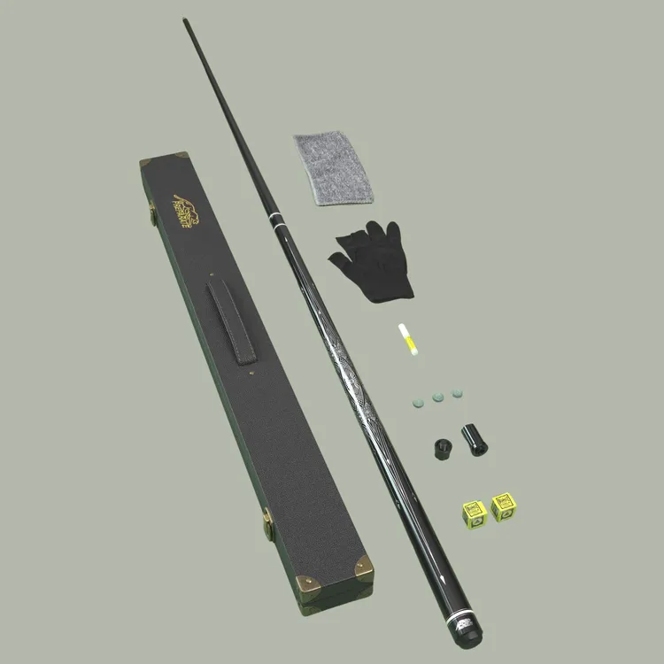 美洲豹魔塔准神同款黑科技碳素黑八美式九球斯诺克1/2手工台球杆