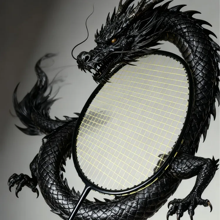 【综合型】4UG5全碳二次成型羽毛球拍高端进阶小黑拍