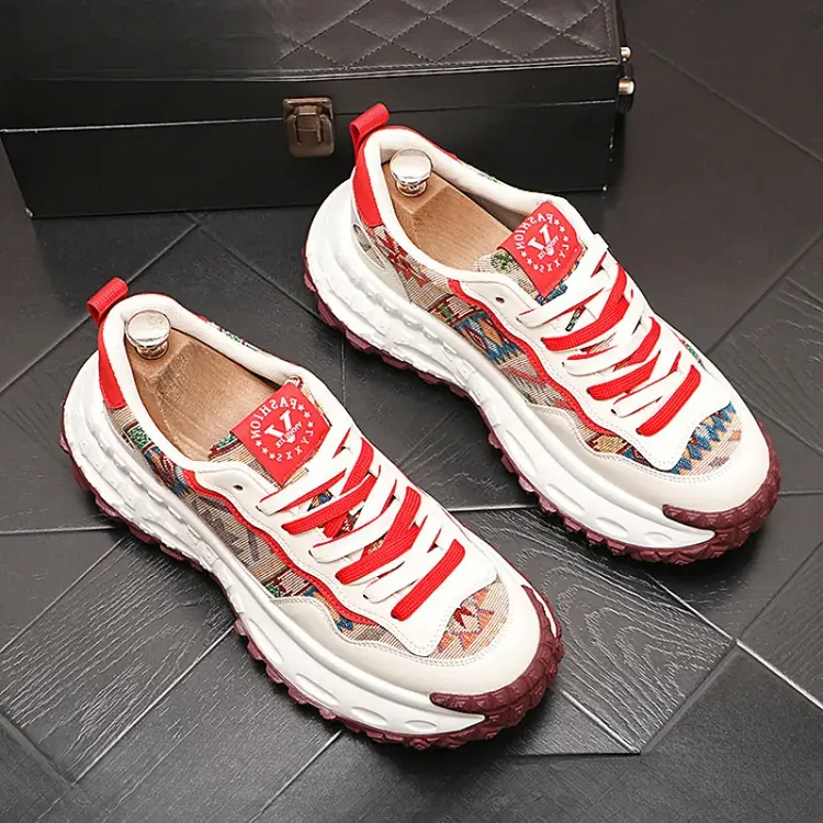 高级老爹鞋子男款增高鞋轻奢高端男鞋潮鞋