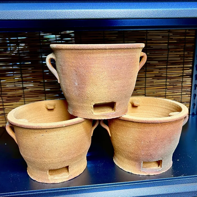 柴烧粗陶炭炉烧烤炉煮茶炉火锅炉