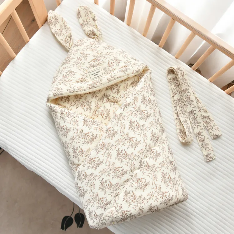 纯棉新生儿包被宝宝产房抱被盖毯初生宝宝被子可水洗棉花抱毯