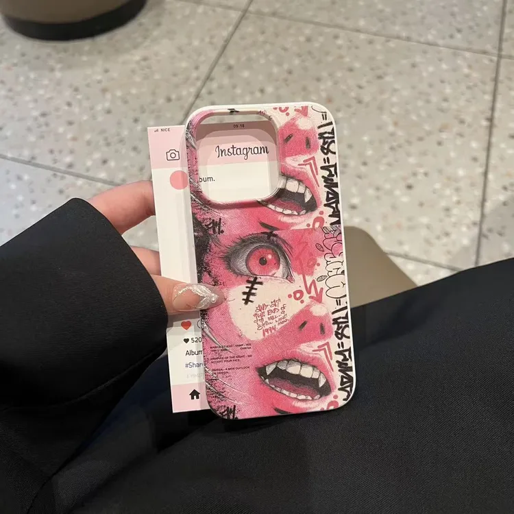 异瞳狂想适用苹果iPhone16/15promax手机壳14软13/12果冻壳11创意