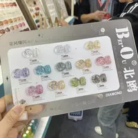 【希妹甄选】北鸥12色星河爆闪亮片甲油胶（涂好色板）