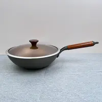 XC-CG325 VOKO纯钛无涂层炒锅32*10CM带盖重约1.70KG拆样款有瑕疵