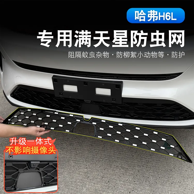 哈弗H6L一体式满天星防虫网改装专用前中网格栅水箱防蚊虫保护网
