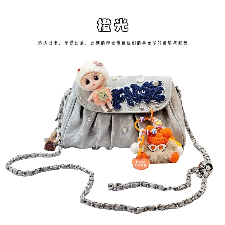 橙光日系小众精致时尚简约风洋气个性链条日常女士百搭气质女包