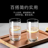 透明创意高档无铅加厚家用喝水杯耐热简约玻璃杯牛奶杯INS小清新