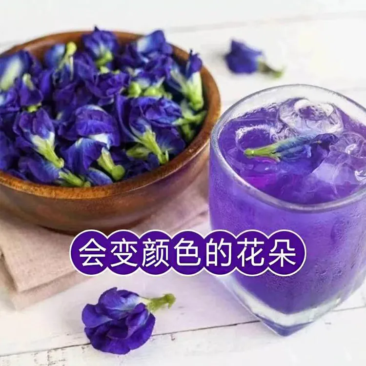 蝶豆花蓝蝴蝶花南古蝶花云南特产干货地方特产食用花泡水滋补养生