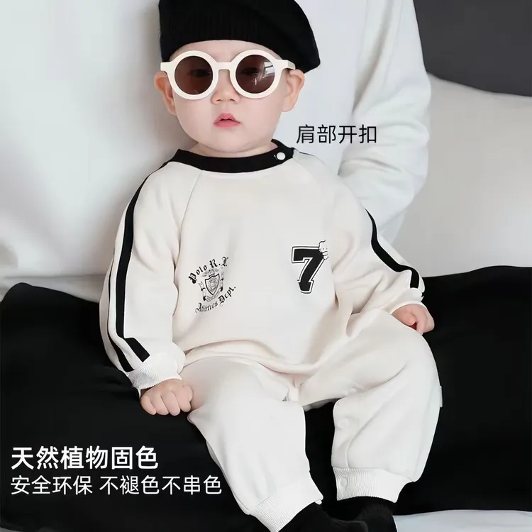 宝宝衣服春秋洋气婴儿可爱连体衣超萌韩版外出新生儿哈衣爬服玉