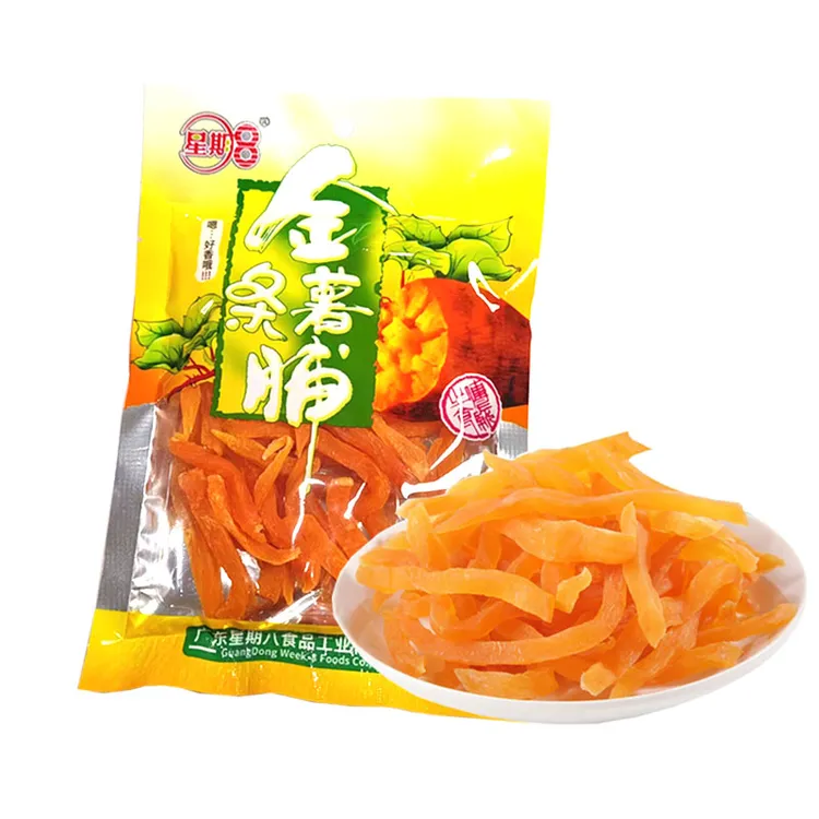 星期8红薯条90g地瓜干红苕干红薯干原味软条地瓜番薯条干零食