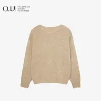 【老白不白】秋冬长袖百搭套衫设计绵羊毛针织OW252MY045Z