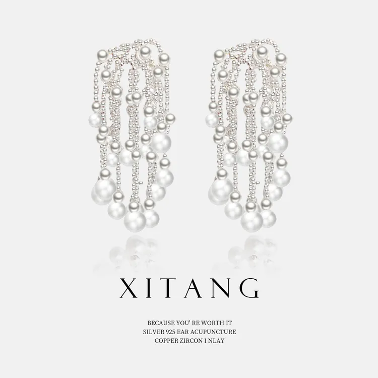  XITANG 925银针【自由生长】手工复古耳钉耳环耳坠8575