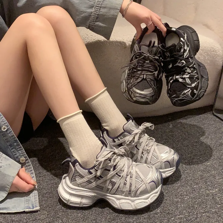 贾不假老爹鞋女款2025秋冬新款爆款小个子显高透气时尚百搭运动鞋