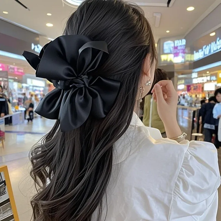 新款抓夹高级感在逃公主发夹盘发鲨鱼夹马尾夹发卡头饰发饰