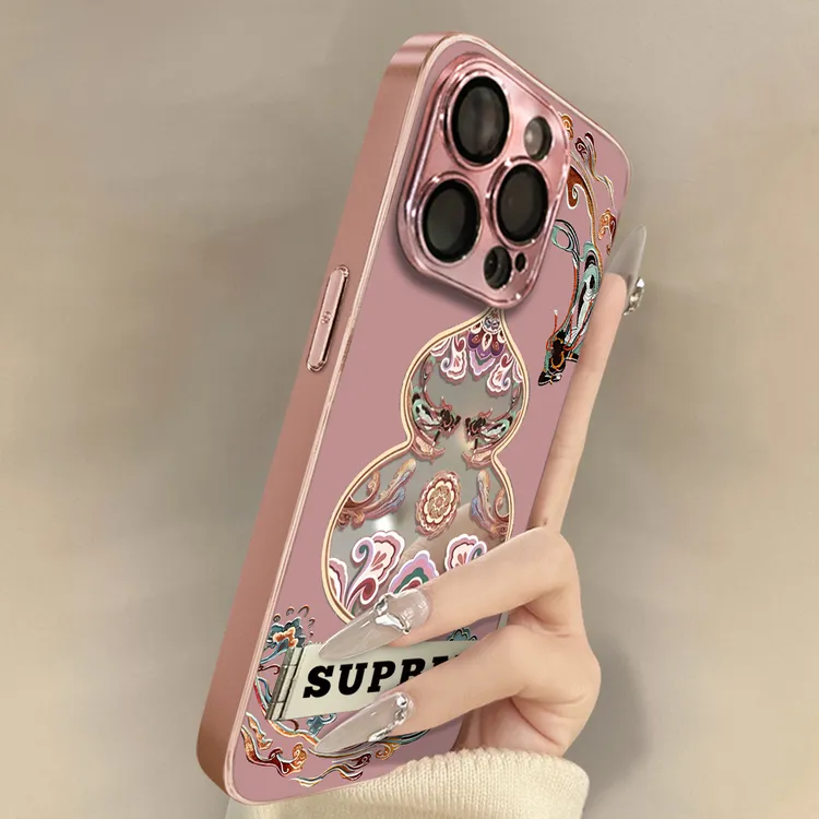 国风葫芦适用苹果16Promax手机壳iPhone华为oppo小米vivo镜面套