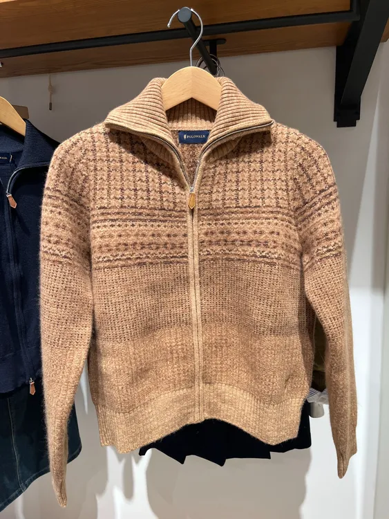 POLOWALK2025年女式冬季新款费尔岛羊毛衫毛衣女款潮流百搭