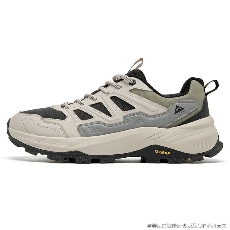 乔丹运动鞋男冬季革面缓震防滑耐磨户外徒步越野鞋男QDF073254927