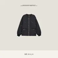 MRHALA 鹿岛廓形马术衍线撞色外套 LW40870