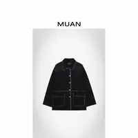 木岸MUAN：《巴拿马外套》定制高级撞色结构百搭外套上衣CQ-KW-9063