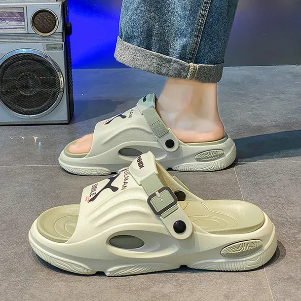 拖鞋男2025新款夏季外穿踩屎感椰子户外运动防滑防臭男士两用