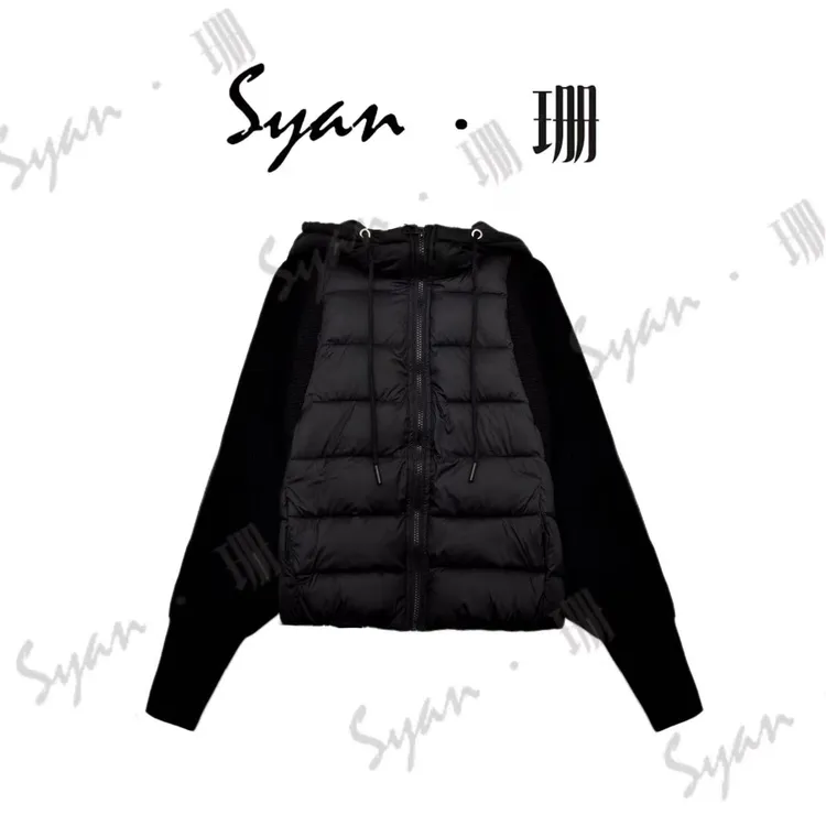 Syan【冬日暖匣】秋冬洋气时尚女装保暖简约连帽棉服外套