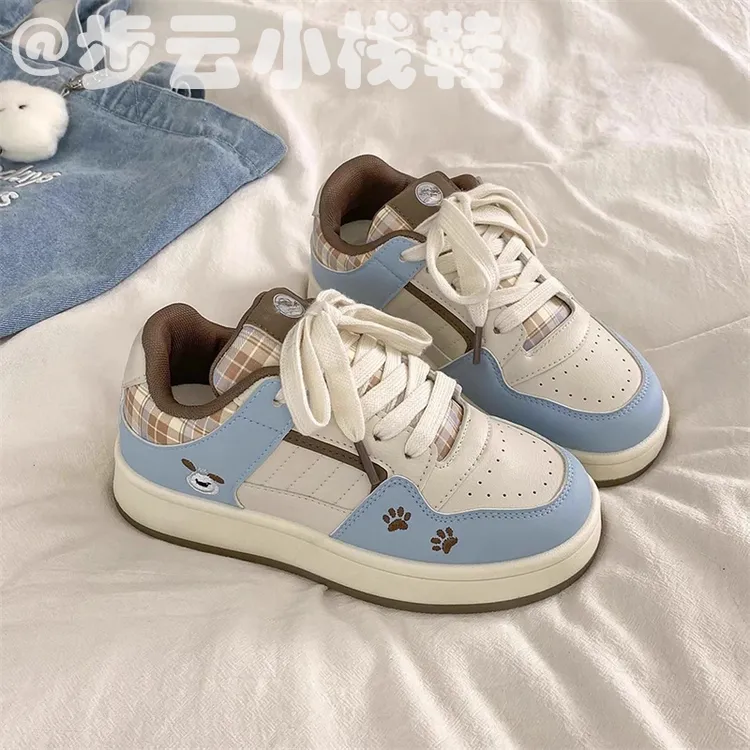 运动鞋子女款学生2025新款爆款小众百搭配裙子厚底小白鞋休闲板鞋